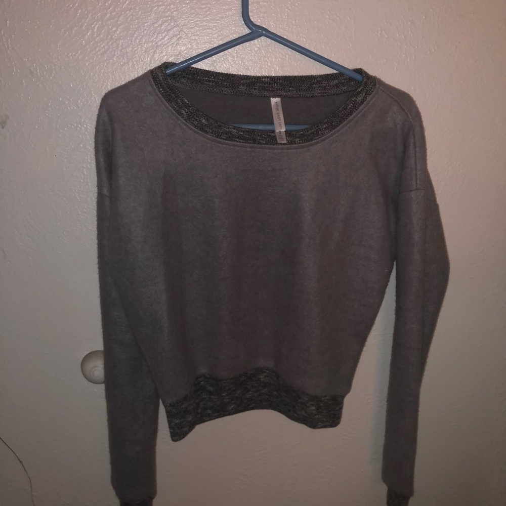 grey sweater